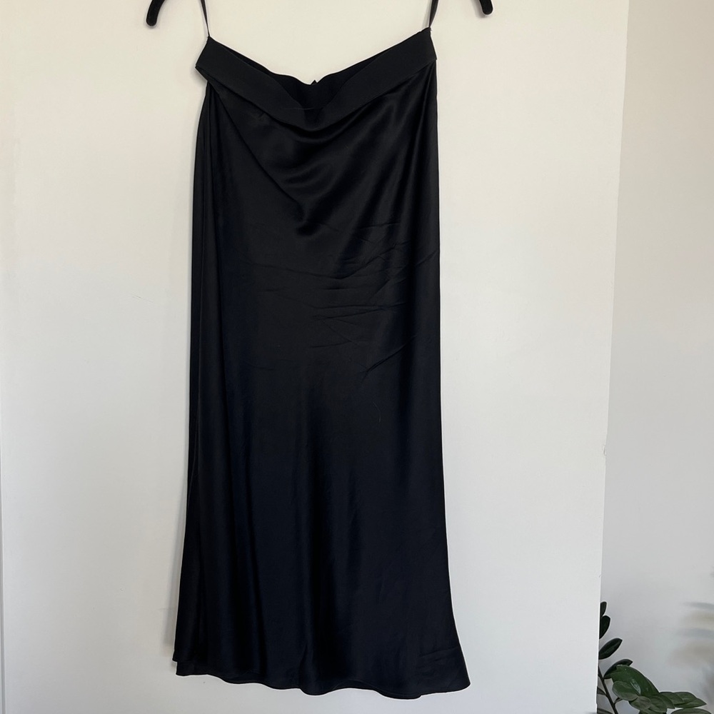 Quince washable silk skirt - midi